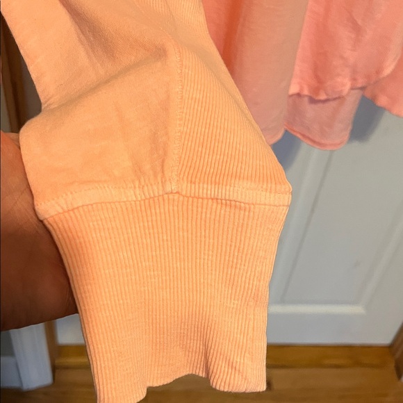 aerie coral Crewneck Long Sleeve Top - Picture 5 of 6